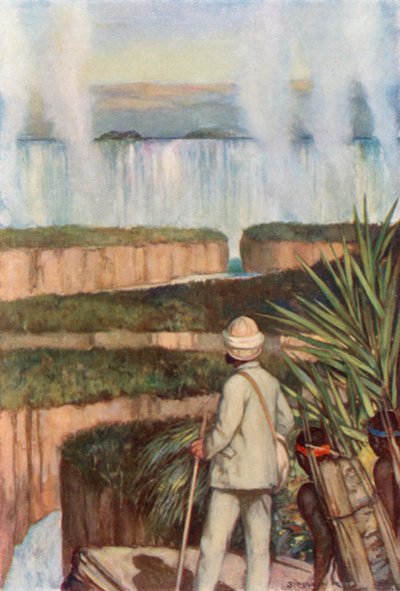 Livingstone at the Victoria Falls by Stephen Reid